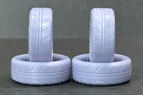 Kei Style KS-PA116 1/24 15-inch tire set for CU18 (non-tapered)