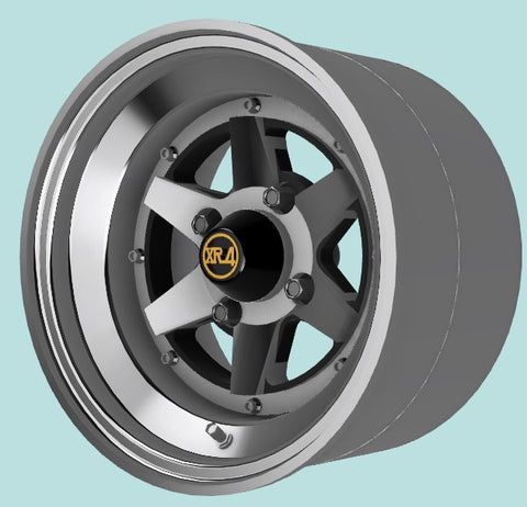 Kei Style KS-PA15 1/24 14-inch XR4 TYPE wheels exclusively for the KS-CU3
