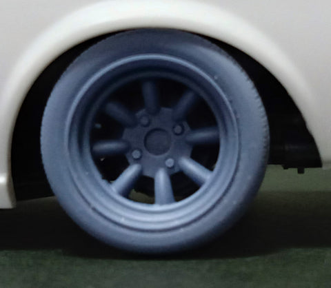 Kei Style KS-PA1 1/24 14-inch 8-spoke wheel exclusively for the KS-CU1