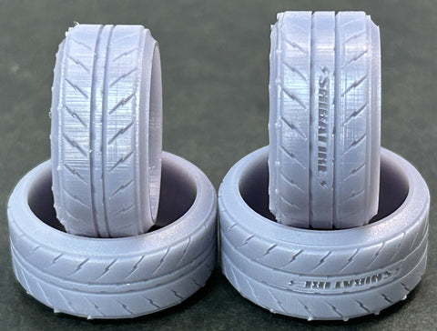 Kei Style KS-PA75 1/24 14-inch tires exclusively for the KS-CU13