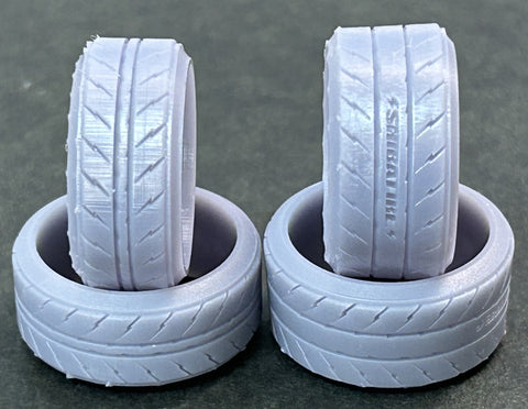 Kei Style KS-PA76 1/24 14-inch tire (0°/3°) for KS-CU13