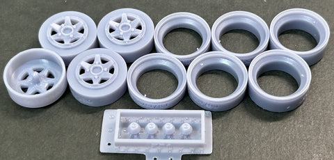 Kei Style KS-PA78 1/24 14-inch Longchamp-style wheels, exclusively for the KS-CU13