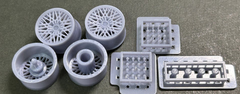 Kei Style KS-PA83 1/24 Tamiya 14-inch factory-style wheels for the 10-series Soarer