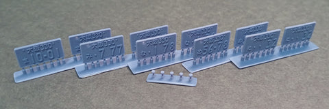 Kei Style KS-PA9 1/24 Set of 3 license plates