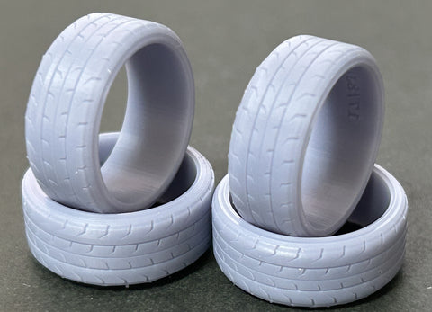 Kei Style KS-PA90 1/24 Tires for 17-inch 8J/9J wheels (non-tapered fitment)