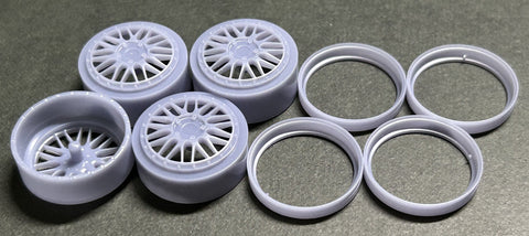 Kei Style KS-PA93 1/24 17-inch BBS-RS type wheels