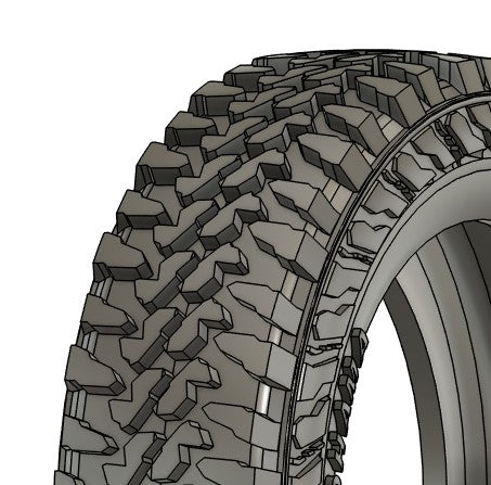 Kei Style KS-RO1 1/24 16-inch Geolandar M/T tires