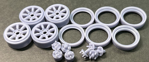 Kei Style KS-S33-1 1/24 16-inch 4H RS-8 R-TYPE wheel