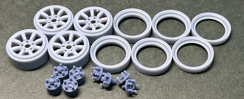Kei Style KS-S33-2 1/24 16-inch 5H RS-8 R-TYPE wheel