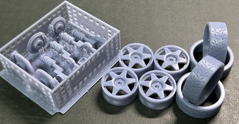 Kei Style KS-SP23 1/24 Tarmac Parts Set for Subaru Impreza (by Hasegawa)