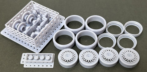 Kei Style KS-SP27 1/24 Lowering parts for Tamiya Toyota MZ20 Soarer (BBS-RS version)