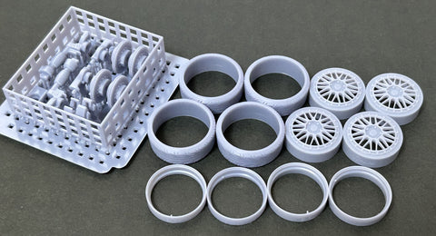 Kei Style KS-SP28 1/24 Lowering parts for Tamiya Toyota MZ20 Soarer (BBS-LM version)