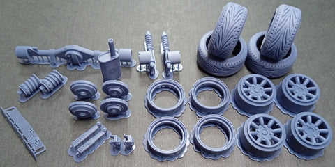 Kei Style KS-SP37 1/24 Lowering parts for the Hasegawa TA22 Toyota Celica