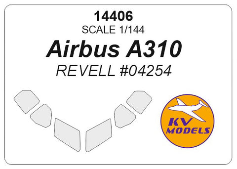 KV Models 14406 1/144  Аirbus A310 (REVELL #04254) (For Revell)