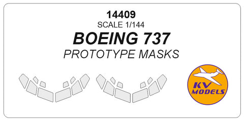 KV Models 14409 1/144 Boeing 707, 727, 737  (Correct masks) (For -)