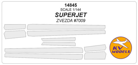 KV Models 14845 1/144 SUPERJET-100 (ZVEZDA #7009) (For ZVEZDA)