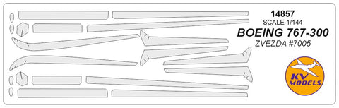 KV Models 14857 1/144 Boeing 767-300 (ZVEZDA #7005) (For ZVEZDA)