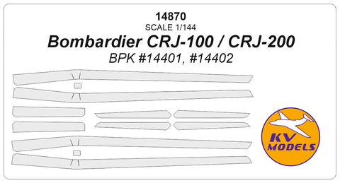KV Models 14870 1/144 Bombardier CRJ-100 / CRJ-200 (BPK #14401, #14402) (For BPK)