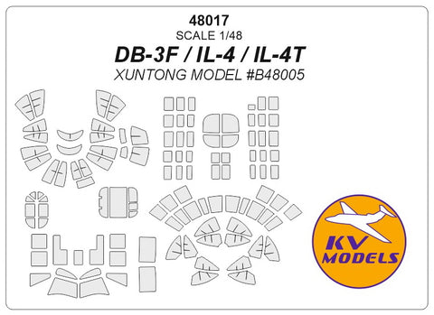 KV Models 48017 1/48 DB-3F / IL-4 / IL-4T (Xuntong Model #B48005) (For Xuntong Model)