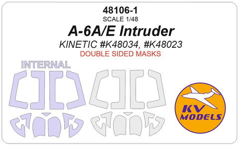 KV Models 48106-1 1/48 A-6A/E Intruder (KINETIC #K48034, #K48023) Double sided (For Kinetic)