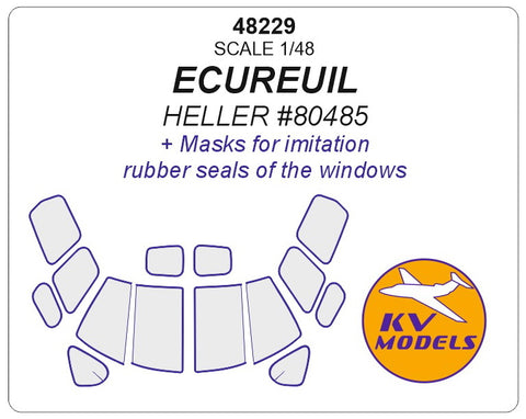 KV Models 48229 1/48  ECUREUIL (HELLER #80485) (For HELLER)