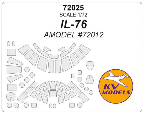 KV Models 72025 1/72 IL-76 (AMODEL #72012) (For AMODEL)