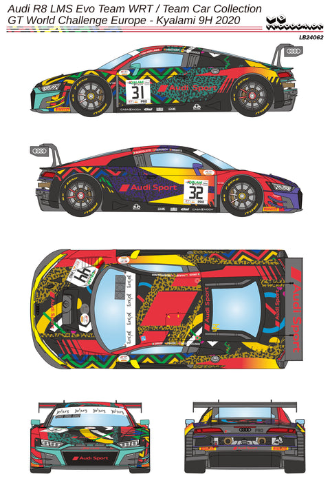 LB Production 24062 1/24 Audi R8 LMS Evo - Kyalami 9H 2020 - Team WRT / Car Collection