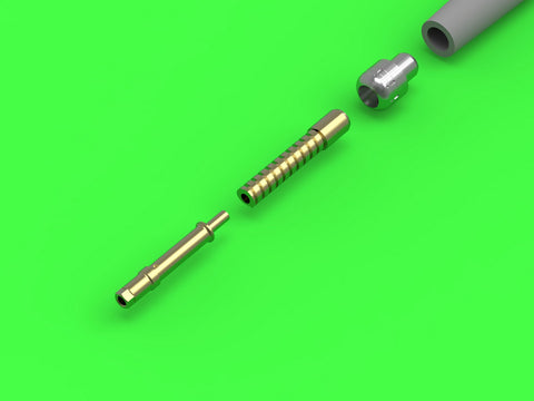 MASTER AM-24-014 1/24 Hawker Typhoon Mk IB early type cannons with uncovered barrels (with flat recoil springs)