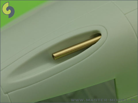 MASTER AM-32-041 1/32 He-162 Salamander - armament and detail set (MG 151 barrel tips, nose gear indicator and Pitot Tube)