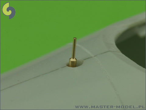 MASTER AM-32-041 1/32 He-162 Salamander - armament and detail set (MG 151 barrel tips, nose gear indicator and Pitot Tube)