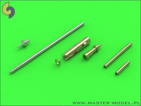 MASTER AM-32-068 1/32 MiG-15 & MiG-15bis - 37mm and 23mm gun barrels set, antenna base & Pitot Tube