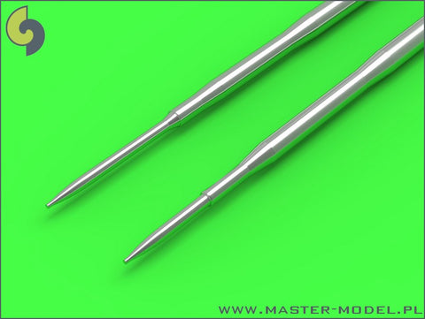 MASTER AM-32-070 1/32 MiG-17PF (Fresco D) - 23mm gun barrels set & Pitot Tubes