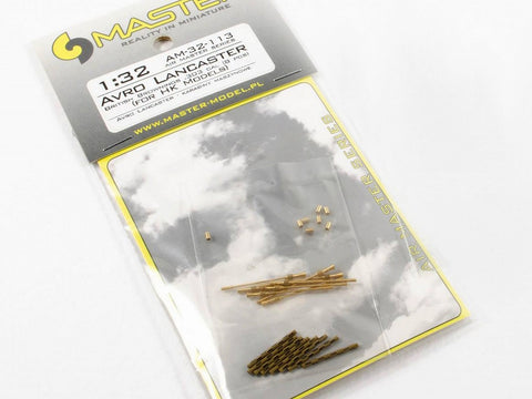 MASTER AM-32-113 1/32 Avro Lancaster - set of 8 British Brownings .303 cal (for HK Models)