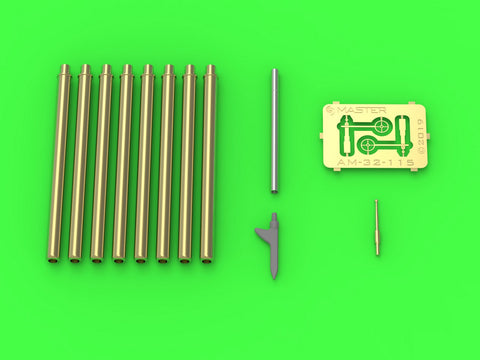 MASTER AM-32-115 1/32 P-47 Thunderbolt - details set - Browning .50 blast tubes, gunsight and Pitot Tube