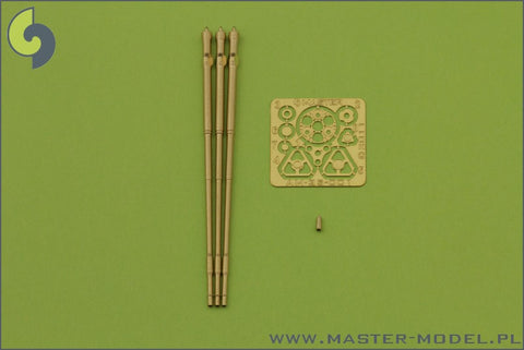 MASTER AM-35-001 1/35 M197 - Three-barrelled rotary 20mm cannon - turned barrels with etched barrel clamps - used on AH-1 Cobra