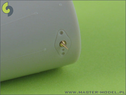 MASTER AM-48-008 1/48 F-16 Pitot Tube & Angle Of Attack probes