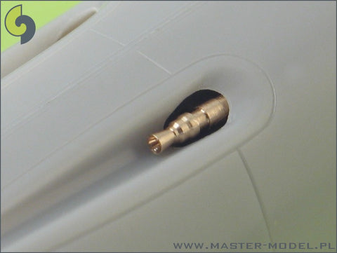 MASTER AM-48-010 1/48 Bf 109 F, G1 - G4 armament set (MG 17 tips) & Pitot Tube