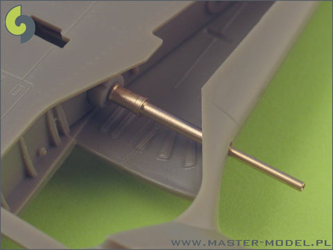 MASTER AM-48-017 1/48 Fw 190 A2 - A5 armament set (MG 17 barrel tips, MG FF barrels, MG 151 barrels in fairings) & Pitot Tube
