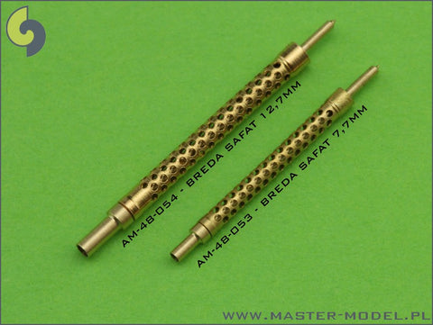 MASTER AM-48-053 1/48 Italian machine gun  Breda SAFAT 7,7mm barrels (2pcs)