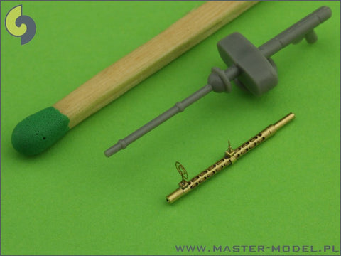 MASTER AM-48-055 1/48 German aircraft machine gun MG 15 - turned barrels and etched sights (2pcs)