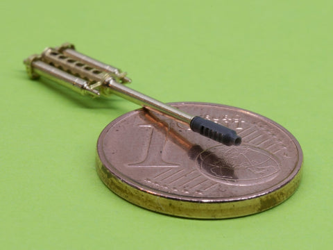MASTER AM-48-125 1/48 AH-64 Apache - M230 Chain Gun barrel (30mm), Pitot Tubes and tail antenna (resin, PE and turned parts)