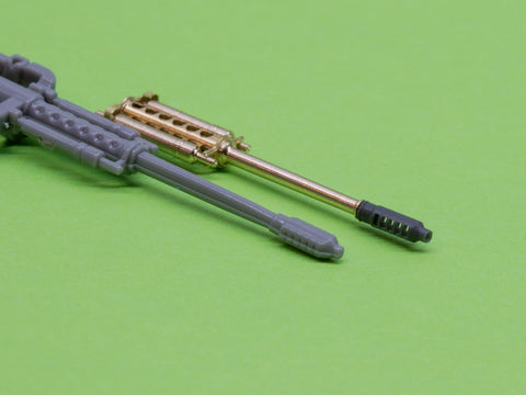 MASTER AM-48-125 1/48 AH-64 Apache - M230 Chain Gun barrel (30mm), Pitot Tubes and tail antenna (resin, PE and turned parts)
