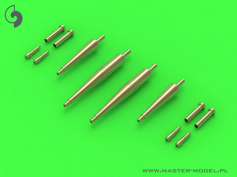 MASTER AM-48-166 1/48 Spitfire Mk.Vc - Hispano 20mm cannons in fairings and Browning .303 barrel tips (for Eduard)