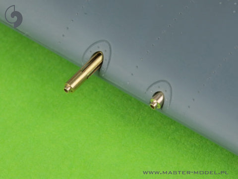 MASTER AM-48-168 1/48 F4F-3 Wildcat EARLY (pre-war) - .50 Browning gun barrels with oblong holes & early Pitot Tube