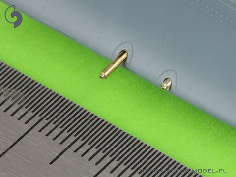MASTER AM-48-168 1/48 F4F-3 Wildcat EARLY (pre-war) - .50 Browning gun barrels with oblong holes & early Pitot Tube