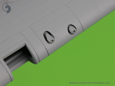MASTER AM-48-172 1/48 Hawker Hurricane Mk.IIb - Browning .303 cal barrel tips & bead sight mount