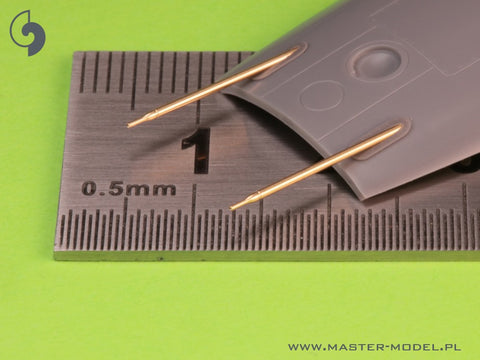 MASTER AM-48-173 1/48 Dassault Super Mystère B2 - Pitot Tubes (with resin mounts) & Angle Of Attack probes