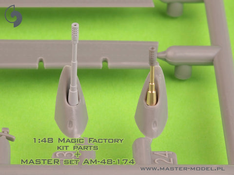 MASTER AM-48-174 1/48 A-4 Skyhawk - Colt Mk12 20mm autocannon barrels