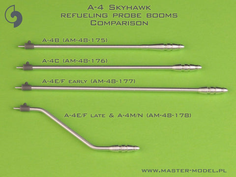 MASTER AM-48-176 1/48 A-4C Skyhawk - refueling probe boom