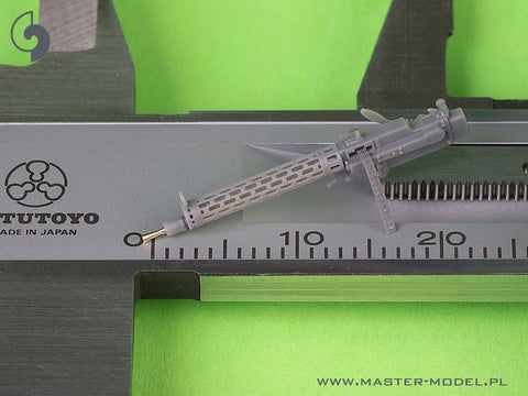 MASTER AM-48-184 1/48 German WW I machine gun Spandau LMG 08/15 (2 pcs) - with LONG charging handle - complete guns incl. 3D resin & brass parts